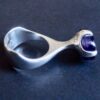 Alan Scharff, rare amethyst set silver ring, Denmark, circa 1988 (Ref 989) SOLD - Image 10