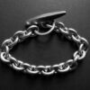 L. Braemer-Jensen (possibly), heavy 830 standard silver bracelet, Denmark, circa 1990 (Ref S+1001) SOLD - Image 2
