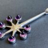 Sven Haugaard, amethyst set silver pendant, Denmark, circa 1975 (Ref S+1011) SOLD - Image 2