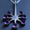 Sven Haugaard, amethyst set silver pendant, Denmark, circa 1975 (Ref S+1011) SOLD - Image 4