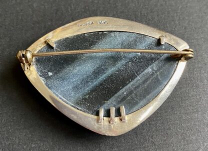 WWL (not known), hawk's eye set silver brooch, South Africa, circa 1972 (Ref S+1023HH) SOLD - Image 5