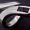 Gucci, two stone amethyst set silver cross over ring, Italy, circa 2015 (Ref S+1039HH) - Image 7