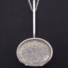 Henning Ulrichsen, moss agate set silver pendant on chain, Denmark, circa 1970 (Ref S+1010) SOLD - Image 6