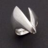 Ernest Blyth (attributed) for George Tarratt Ltd, silver ring, Birmingham 1969 (Ref S+2162)