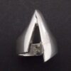 Ernest Blyth (attributed) for George Tarratt Ltd, silver ring, Birmingham 1969 (Ref S+2162) - Image 5