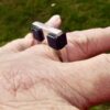 Uwe Moltke, sodalite set silver ring, Denmark, circa 1975 (Ref S+988) SOLD - Image 8