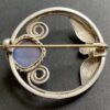 Gladys and Charles Mumford, Arts and Crafts grey agate set silver brooch, Falmouth, circa 1960 (S+1043) - Image 3