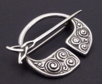 Celtic Art Industries, silver Celtic penannular style brooch, Iona, Scotland, post 1945 (Ref S+1046) SOLD - Image 2