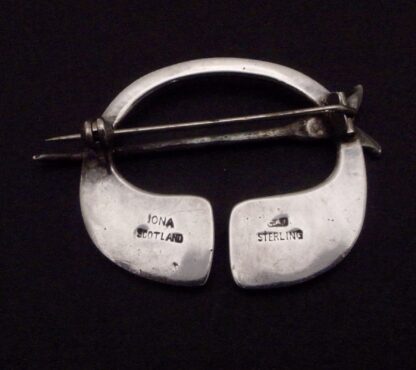 Celtic Art Industries, silver Celtic penannular style brooch, Iona, Scotland, post 1945 (Ref S+1046) SOLD - Image 5