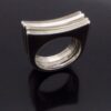 HB (maker untraced), set of four silver and silver gilt stacking rings, country of origin unknown, circa 1990 (Ref S+993) SOLD - Image 2