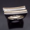 HB (maker untraced), set of four silver and silver gilt stacking rings, country of origin unknown, circa 1990 (Ref S+993) SOLD - Image 5