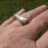 HB (maker untraced), set of four silver and silver gilt stacking rings, country of origin unknown, circa 1990 (Ref S+993) SOLD - Image 8