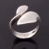 Allan Scharff for Hans Hansen, Georg Jensen, silver cross over ring, Denmark, 1998 London import mark (Ref S+1055) SOLD