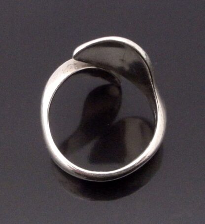 Allan Scharff for Hans Hansen, Georg Jensen, silver cross over ring, Denmark, 1998 London import mark (Ref S+1055) SOLD - Image 5