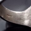 Niels Erik From, black onyx set silver ring, Denmark, 1987 London import mark (Ref S+208) - Image 7