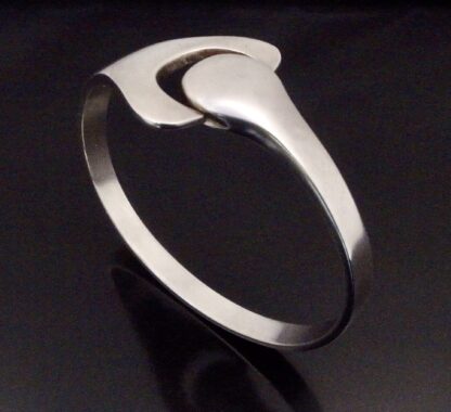 Bent Gabrielsen for Hans Hansen, Georg Jensen, silver 'Puzzle' bangle, Denmark, 2000 London import mark (Ref S+1054) - Image 2