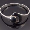 Bent Gabrielsen for Hans Hansen, Georg Jensen, silver 'Puzzle' bangle, Denmark, 2000 London import mark (Ref S+1054) - Image 3