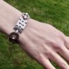 Evald Nielsen, rare Art Deco silver bracelet, Denmark, circa 1940 (Ref S+1058) - Image 7