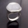 Robert Lee Morris Studio, silver clear quartz set silver 'Pool of Light' ring, China, Birmingham 2008 (Ref S+1060HH) SOLD