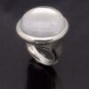 Robert Lee Morris Studio, silver clear quartz set silver 'Pool of Light' ring, China, Birmingham 2008 (Ref S+1060HH) SOLD - Image 3