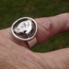 Christopher Anstey, silver brutalist ring, London 1972 (Ref S+1061HH) SOLD - Image 8