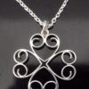 Jack Spencer, silver pendant on chain, Sheffield 1980 (Ref S+1076) SOLD