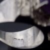 Strode College, three stone amethyst set silver ring, London 1978 (Ref S+1081HH) - Image 6
