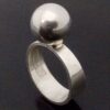 Erik Granit, silver bead ring, Finland, 1974 (Ref S+1082HH) SOLD - Image 3