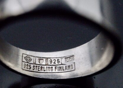 Erik Granit, silver bead ring, Finland, 1974 (Ref S+1082HH) SOLD - Image 6