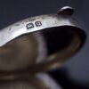 Albert Carter, antique enamelled silver powder compact pendant on chain, Birmingham 1919 (Ref S+1099HH) SOLD - Image 9
