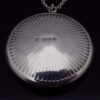 Albert Carter, antique enamelled silver powder compact pendant on chain, Birmingham 1919 (Ref S+1099HH) SOLD - Image 11