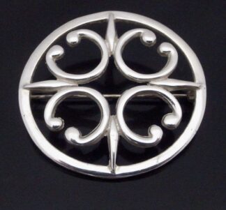 Ola Gorie, large silver St Magnus Cross brooch, Orkney, Scotland, Edinburgh 1971 (Ref S+1098) SOLD