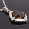 Kordes & Lichtenfels, small paste set sterling silver pendant on chain, Germany, circa 1970 (Ref S+2001) - Image 2