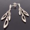 Kit Heath, pair of triple drop silver earrings, UK, 2005 (Ref S+2000) SOLD - Image 3