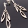Kit Heath, pair of triple drop silver earrings, UK, 2005 (Ref S+2000) SOLD - Image 4