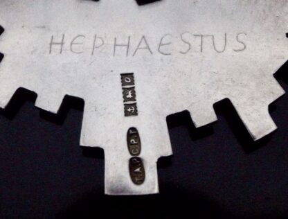 Thomas A. Payne & C. P. Trigg, trading as Hephaestus, silver modernist brooch, Birmingham 1963 (Ref S+2015) - Image 5