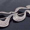 Pierre Marchand, large silver brooch, London 1993 (Ref S+2013) SOLD - Image 2