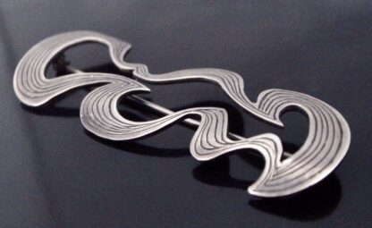 Pierre Marchand, large silver brooch, London 1993 (Ref S+2013) SOLD - Image 3