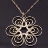 Jack Spencer, 9 carat gold pendant on chain, Sheffield 1973 (Ref S+2012) SOLD