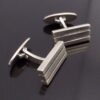 Randers Sølvvarefabrik, pair of silver cufflinks, Denmark, circa 1980 (Ref S+1094) - Image 2