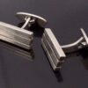 Randers Sølvvarefabrik, pair of silver cufflinks, Denmark, circa 1980 (Ref S+1094) - Image 3