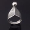 Pierre Marchand, silver ring, London 1993 (Ref S+2020) SOLD