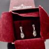 Georg Jensen, pair of 2008 Heritage silver drop earrings, Denmark, 2008 (Ref S+2040) - Image 2