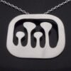 Birks-Burkhardt, modernist silver pendant, Canada, 1970s (Ref S+2050) SOLD