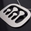 Birks-Burkhardt, modernist silver pendant, Canada, 1970s (Ref S+2050) SOLD - Image 3