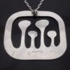 Birks-Burkhardt, modernist silver pendant, Canada, 1970s (Ref S+2050) SOLD - Image 4