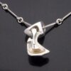 Björn Weckström for Lapponia, silver 'Or 516' pendant on chain, Finland, 1976 London import marks (Ref S+2054) SOLD - Image 4