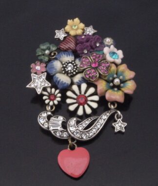 Les Néréides, paste and enamel Limited Edition Festival de Cannes 2005 floral brooch, France, 2005 (Ref S+2042)