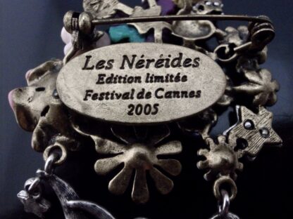 Les Néréides, paste and enamel Limited Edition Festival de Cannes 2005 floral brooch, France, 2005 (Ref S+2076) - Image 5