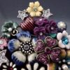 Les Néréides, paste and enamel Limited Edition Festival de Cannes 2005 floral brooch, France, 2005 (Ref S+2076) SOLD - Image 6
